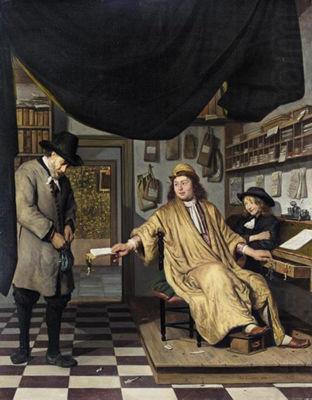 BERCKHEYDE, Job Adriaensz A Notary in His Office china oil painting image
